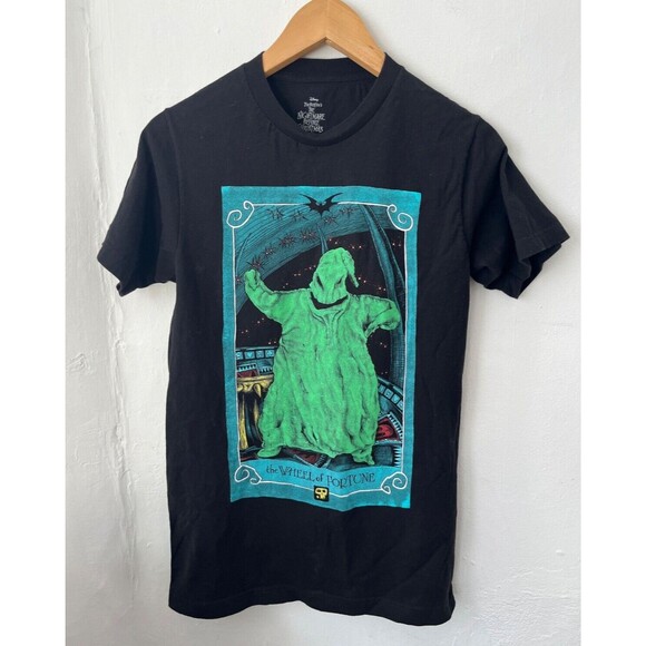 Nightmare Before Christmas Oogie Boogie Wheel of Fortune Tarot  T-shirt  Small - Picture 1 of 3